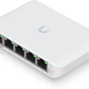 USW-FLEX-MINI UBIQUITI 5-1000 in-PoE-af Switch-L2 interior inc-5V-USB-C req-UniFi