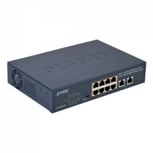 GSD-1008HP PLANET 10-1000(8-PoE+af/at) 120W-tot Switch no-Admin Rack-10p Rack-19p