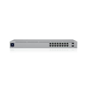USW-16-POE UBIQUITI Switch 42W-tot Rack 16-1000-8-PoE 48af/52at 2-SFP req-UniFi