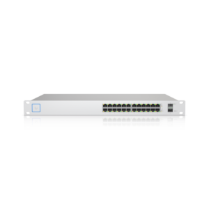US24-250W UBIQUITI Switch 200W-tot 24-1000-PoE24/48af/52at 2-SFP req-UniFi