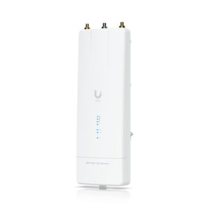 WAVE-MLO5 UBIQUITI 1-10G 1-SFP+ 5GHz/W7 2-RPSMA-H .SMA-GPS inc54V PTP 24dBm IPX6
